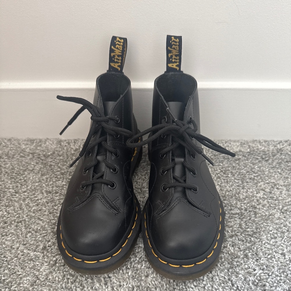 Dr. Martens Church Smooth Leather Monkey Boots - Size 5